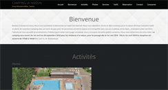 Desktop Screenshot of camping-romainmotier.ch