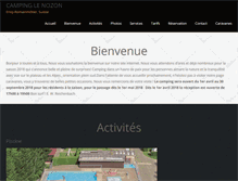 Tablet Screenshot of camping-romainmotier.ch